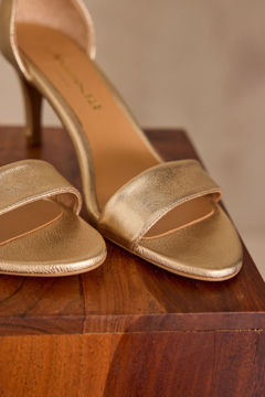 Picture of 100% LEATHER HEELED SANDALS VERA